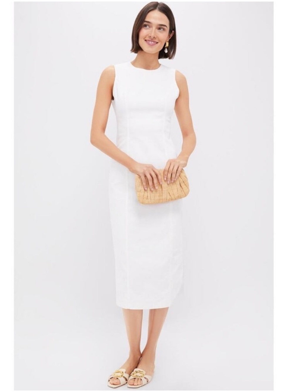 Tuckernuck Hyacinth House Denim Aime Midi Dress Size Large NWT